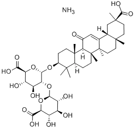 Molecular Structure of 1407-03-0 (GLYCYRRHIZIC ACID AMMONIUM SALT)
